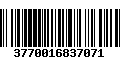 Código de Barras 3770016837071