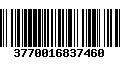 Código de Barras 3770016837460