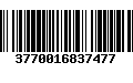 Código de Barras 3770016837477