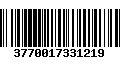 Código de Barras 3770017331219