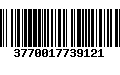 Código de Barras 3770017739121