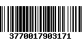 Código de Barras 3770017903171