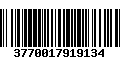 Código de Barras 3770017919134