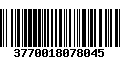 Código de Barras 3770018078045