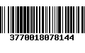 Código de Barras 3770018078144