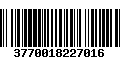 Código de Barras 3770018227016