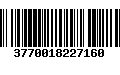 Código de Barras 3770018227160