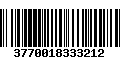 Código de Barras 3770018333212