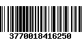 Código de Barras 3770018416250