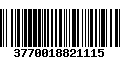 Código de Barras 3770018821115