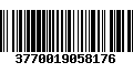 Código de Barras 3770019058176