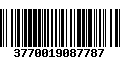 Código de Barras 3770019087787