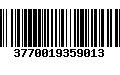 Código de Barras 3770019359013