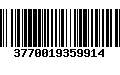 Código de Barras 3770019359914