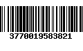 Código de Barras 3770019583821