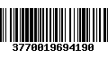 Código de Barras 3770019694190