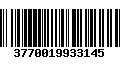 Código de Barras 3770019933145