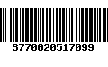 Código de Barras 3770020517099