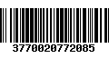 Código de Barras 3770020772085