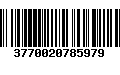 Código de Barras 3770020785979