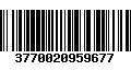 Código de Barras 3770020959677