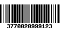 Código de Barras 3770020999123