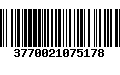 Código de Barras 3770021075178