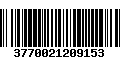 Código de Barras 3770021209153