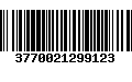 Código de Barras 3770021299123