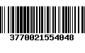 Código de Barras 3770021554048