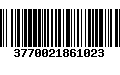 Código de Barras 3770021861023