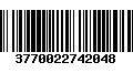 Código de Barras 3770022742048