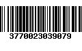 Código de Barras 3770023039079