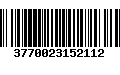 Código de Barras 3770023152112