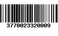 Código de Barras 3770023320009