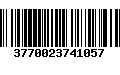 Código de Barras 3770023741057