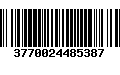 Código de Barras 3770024485387