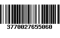 Código de Barras 3770027655060