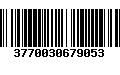 Código de Barras 3770030679053