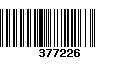 Código de Barras 377226