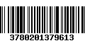 Código de Barras 3780201379613