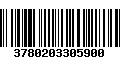 Código de Barras 3780203305900