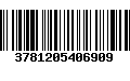 Código de Barras 3781205406909