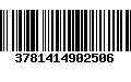 Código de Barras 3781414902506