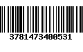 Código de Barras 3781473400531