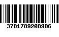 Código de Barras 3781789208906