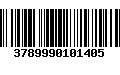 Código de Barras 3789990101405