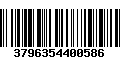 Código de Barras 3796354400586