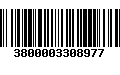 Código de Barras 3800003308977