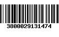 Código de Barras 3800029131474